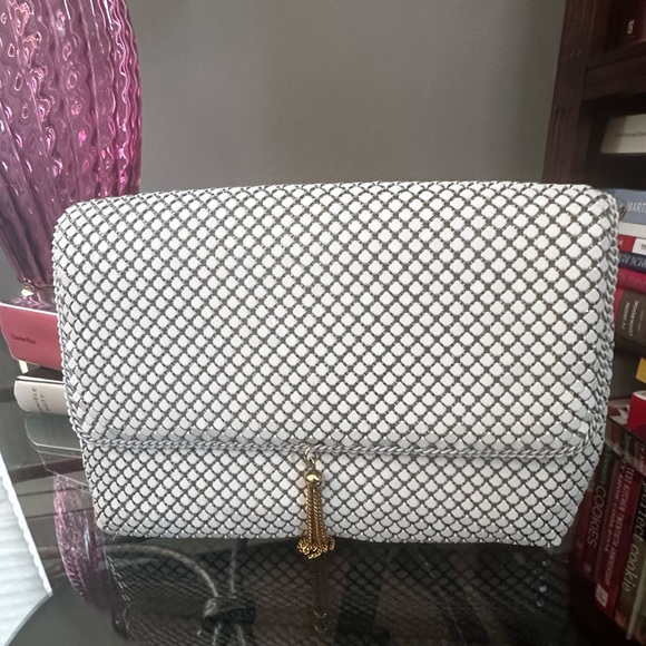 VINTAGE SUMMER STYLE!!!Whiting & Davis metal mesh crossbody - Picture 3 of 15